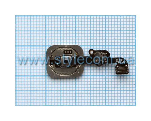 Шлейф для Apple iPhone 6s з кнопкою меню silver Original Quality TPS-2702152000003 2702152000003