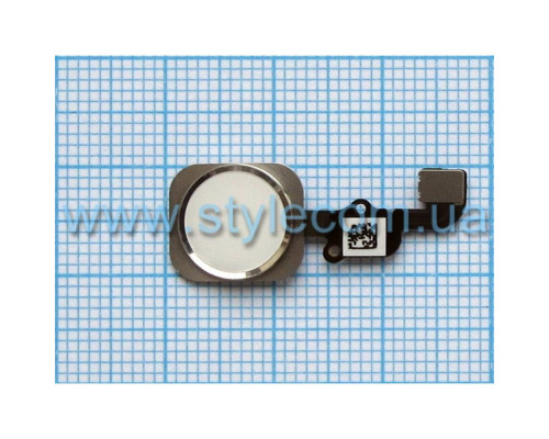 Шлейф для Apple iPhone 6s Plus з кнопкою меню silver Original Quality TPS-2702148400008 2702148400008