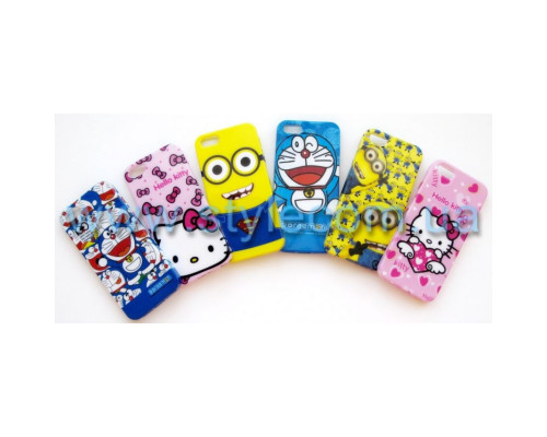 Чохол силіконовий для Apple iPhone 5, 5s, 5SE мультяшний mix
