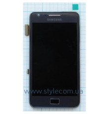 Дисплей (LCD) для Samsung i9100 з тачскріном та рамкою dark blue (TFT) China Original TPS-2702177400000 2702177400000