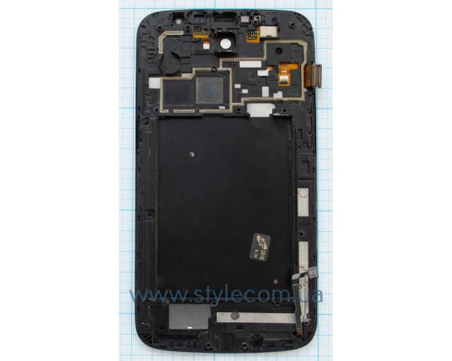 Дисплей (LCD) для Samsung Galaxy I9200 з тачскріном та рамкою white (TFT) Original Quality