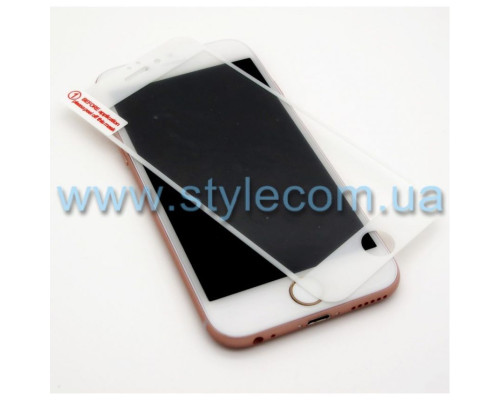 Захисне скло Silk Screen для Apple iPhone 6, 6s white