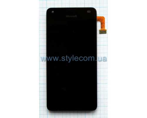 Дисплей (LCD) для Nokia Lumia 550 з тачскріном та рамкою black Original Quality TPS-2702264700006 2702264700006