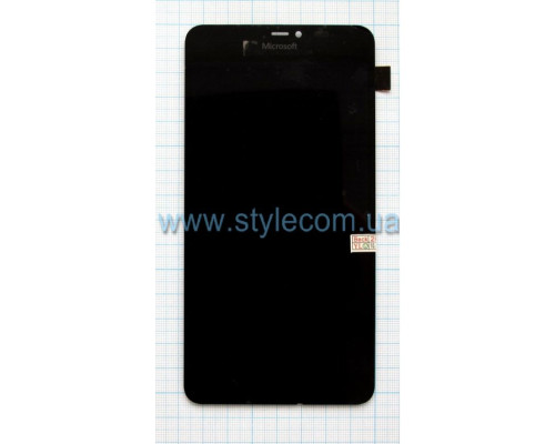 Дисплей (LCD) для Nokia Lumia 640 XL RM-1062, RM-1065, RM-1066, RM-1067 з тачскріном black Original Quality TPS-2702256000008 2702256000008