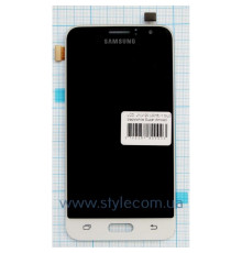Дисплей (LCD) для Samsung Galaxy J1/J120 (2016) з тачскріном black/white (Oled) Original Quality