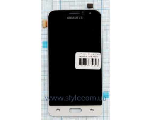 Дисплей (LCD) для Samsung Galaxy J1/J120 (2016) з тачскріном black/white (Oled) Original Quality