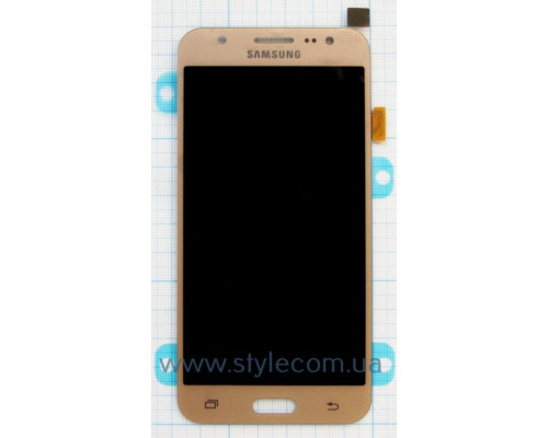 Дисплей (LCD) для Samsung Galaxy J5/J500 (2015) з тачскріном gold (Oled) Original Quality