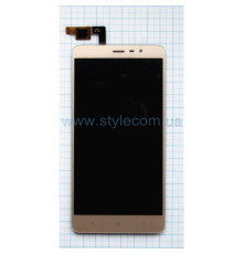 Дисплей (LCD) для Xiaomi Redmi Note 3, Redmi Note 3 Pro 147х73мм з тачскріном gold High Quality