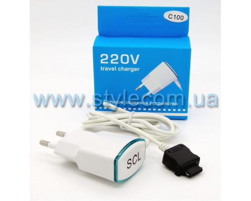 Мережевий зарядний пристрій для Samsung C100 650mAh white TPS-2702300400006 2702300400006