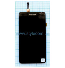 Дисплей (LCD) для Lenovo S856 з тачскріном та рамкою black Original Quality TPS-2702325300008 2702325300008