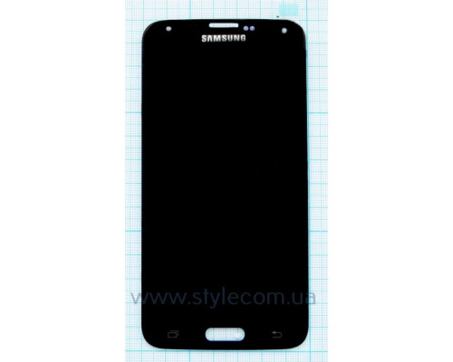 Дисплей (LCD) для Samsung Galaxy S5/G900 з тачскріном dark blue (Oled) Original Quality