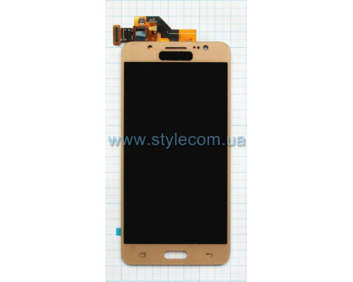 Дисплей (LCD) для Samsung Galaxy J5/J510 (2016) з тачскріном gold (TFT) High Quality