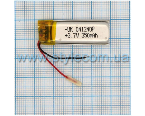 Акумулятор ChinaTab 041240p (4*12*40мм) 350mAh