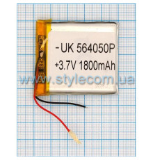 Акумулятор ChinaTab 564050p (5.6*40*50мм) 1800mAh