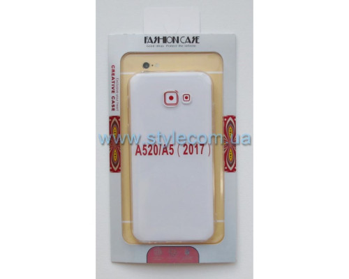Чохол силіконовий Fashion Case для Samsung Galaxy A5/A520 (2017) прозорий TPS-2702372400003 2702372400003