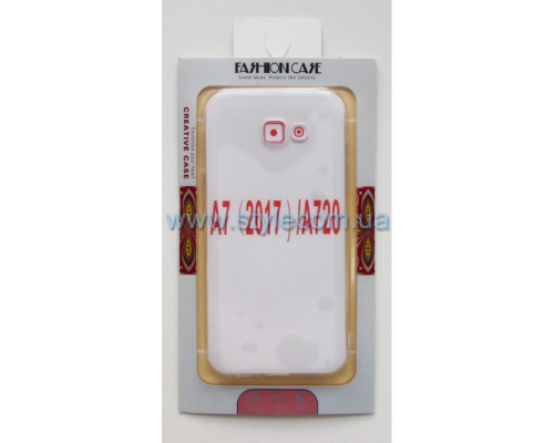 Чохол силіконовий Fashion Case для Samsung Galaxy A7/A720 (2017) прозорий TPS-2702372500000 2702372500000