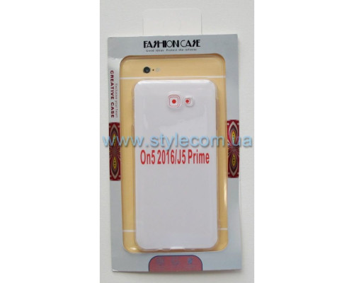 Чохол силіконовий Fashion Case для Samsung Galaxy J5 Prime/G570 (2016) прозорий TPS-2702373100001 2702373100001