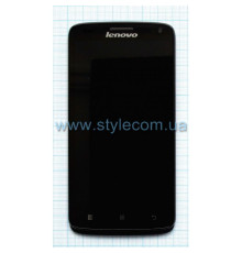 Дисплей (LCD) для Lenovo A628 з тачскріном та рамкою black Original Quality TPS-2702255100006 2702255100006
