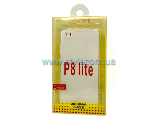 Чохол силіконовий Ipaky Fashion Case для Huawei P8 Lite (2016) прозорий