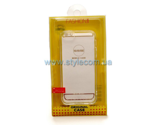 Чохол силіконовий Ipaky Fashion Case для Apple iPhone 5, 5s, 5SE прозорий