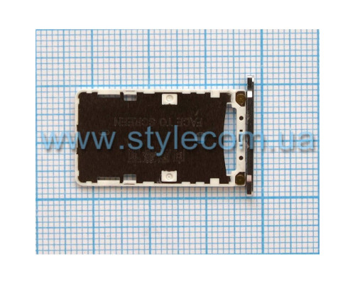 Тримач Sim-карти (лоток) для Xiaomi Redmi Note 3 Pro silver TPS-2710000122784 2710000122784