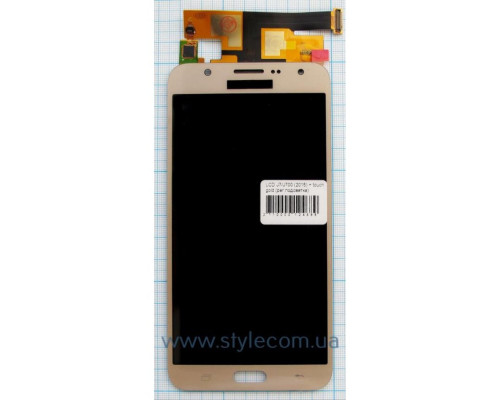Дисплей (LCD) для Samsung Galaxy J7/J700 (2015) з тачскріном gold (TFT) High Quality TPS-2710000124689 2710000124689