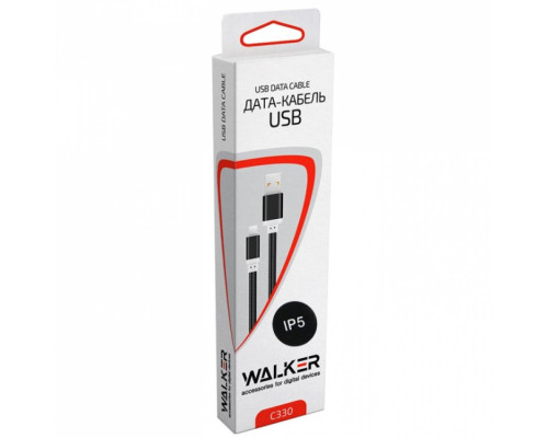 Кабель USB WALKER C330 Lightning black TPS-2710000125037 2710000125037