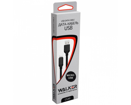 Кабель USB WALKER C530 Micro black