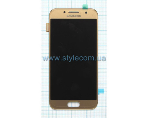 Дисплей (LCD) для Samsung A3/A320 (2017) з тачскріном gold (Oled) Original Quality TPS-2710000127628 2710000127628