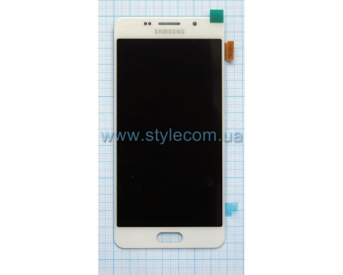Дисплей (LCD) для Samsung A5/A510 (2016) з тачскріном white (Oled) Original Quality TPS-2710000127451 2710000127451