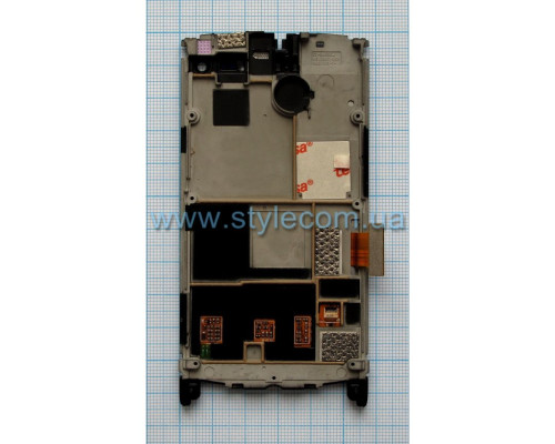 Дисплей (LCD) для Samsung S8530 Wave II з тачскріном та рамкою black (TFT) Original Quality TPS-2710000127352 2710000127352