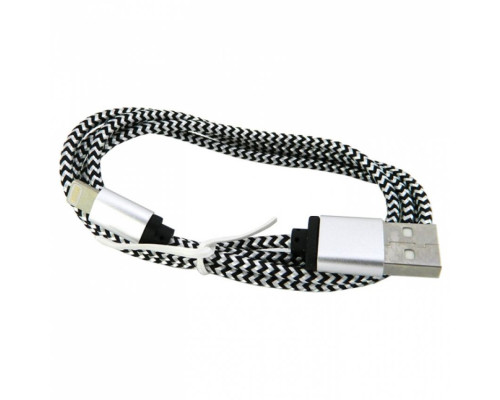Кабель USB WALKER C310 Lightning white/black TPS-2710000125112 2710000125112