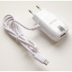 Мережевий зарядний пристрій (адаптер) 2в1 WALKER WH-12 1USB / 1A + Micro white TPS-2710000118909