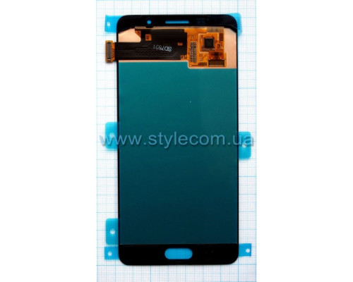 Дисплей (LCD) для Samsung Galaxy A5/A510 (2016) з тачскріном black Service Original (PN:GH97-18250B)