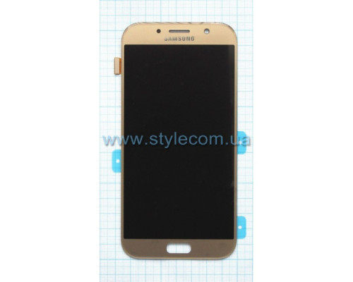 Дисплей (LCD) для Samsung Galaxy A7/A720 (2017) з тачскріном gold Service Original (PN:GH97-19723B)