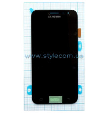 Дисплей (LCD) для Samsung Galaxy J3/J320 (2016) з тачскріном black/blue Service Original (PN:GH97-18414C)