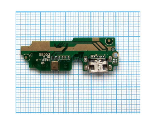 Шлейф (нижня плата) для Xiaomi Redmi 4 Pro з роз'ємом живлення та мікрофоном High Quality TPS-2710000131823 2710000131823