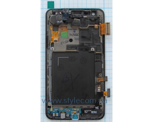 Дисплей (LCD) для Samsung Galaxy I9103 з тачскріном та рамкою black (TFT) Original Quality TPS-2710000132875 2710000132875