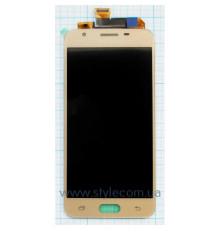Дисплей (LCD) для Samsung Galaxy J5 Prime/G570 (2016) з тачскріном gold Service Original (PN:GH96-10324A)