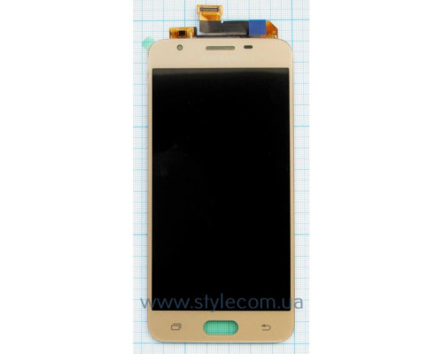 Дисплей (LCD) для Samsung Galaxy J5 Prime/G570 (2016) з тачскріном gold Service Original (PN:GH96-10324A)