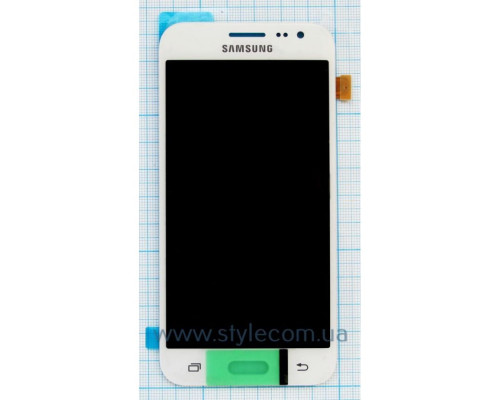 Дисплей (LCD) для Samsung Galaxy J2/J200 (2015) з тачскріном white Service Original (PN:GH97-17940A)