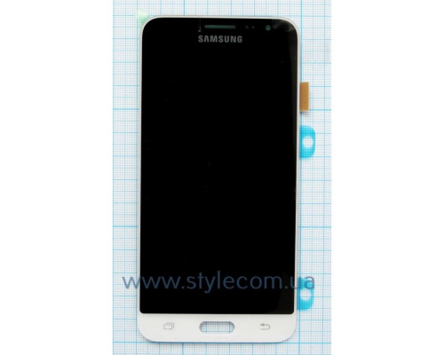 Дисплей (LCD) для Samsung Galaxy J3/J320 (2016) з тачскріном black/white Service Original (PN:GH97-18414A)