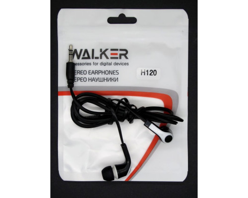 Навушники WALKER H120 black (тех.пак.) TPS-2710000136712
