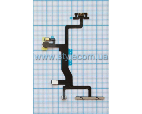 Шлейф для Apple iPhone 6s з кнопкою включення, регулювання гучності та мікрофоном High Quality TPS-2710000137078 2710000137078