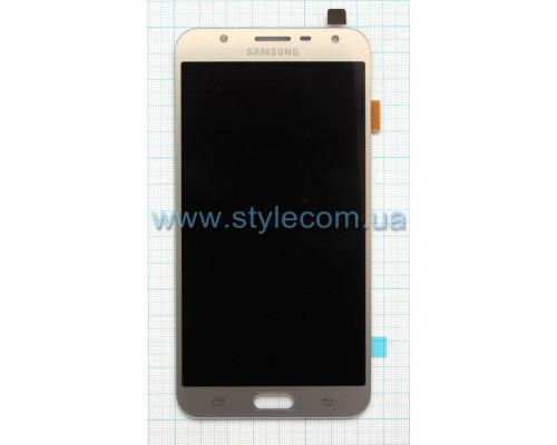 Дисплей (LCD) для Samsung Galaxy J7 Neo/J701 (2017) з тачскріном silver (Oled) Original Quality