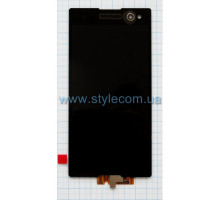 Дисплей (LCD) для Sony Xperia C3 D2533, D2503 з тачскріном black Hiqh Quality TPS-2710000137023 2710000137023