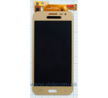 Дисплей (LCD) для Samsung Galaxy J2/J200 (2015) з тачскріном gold (TFT) High Quality TPS-2710000136590