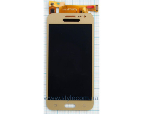 Дисплей (LCD) для Samsung Galaxy J2/J200 (2015) з тачскріном gold (TFT) High Quality