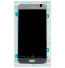 Дисплей (LCD) для Samsung Galaxy J5/J530 (2017) з тачскріном light blue Service Original (PN:GH97-20738B)