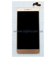 Дисплей (LCD) для Xiaomi Redmi Note 4X з тачскріном gold High Quality